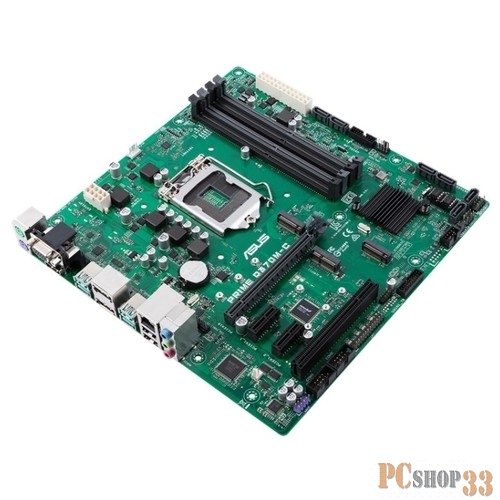 Материнская плата Asus PRIME Q370M-C Soc-1151v2 Intel Q370 4xDDR4 mATX AC`97 8ch(7.1) GbLAN RAID+VGA