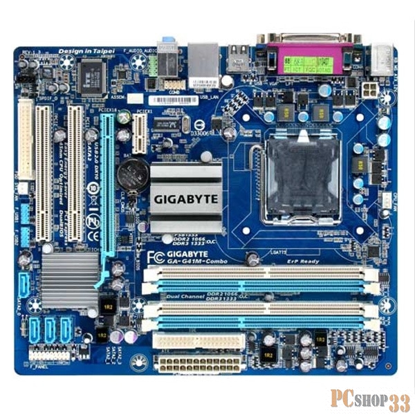 Материнская плата Gigabyte GA-G41M-COMBO, Socket 775