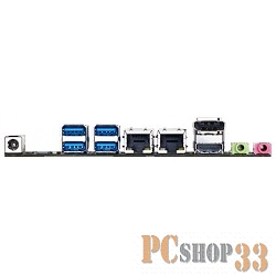 Материнская плата Gigabyte GA-H110TN LGA 1151, Intel H110, 2xDDR-4 SO-DIMM, 7.1CH, 2x1000 Мбит/с, USB3.0, HDMI, DisplayPort, Thin Mini-ITX RTL