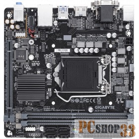 Материнская плата Gigabyte H310N Soc-1151v2 Intel H310 2xDDR4 mini-ITX AC`97 8ch(7.1) GbLAN+VGA+DVI+