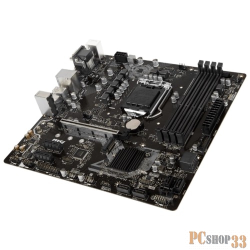 Материнская плата MSI B360M PRO-VDH Socket 1151v2, Intel B360, 4xDDR-4, 7.1CH, 1000 Мбит/с, USB3.1, USB 3.1 Type-C, D-Sub, DVI, HDMI, mATX, Retail