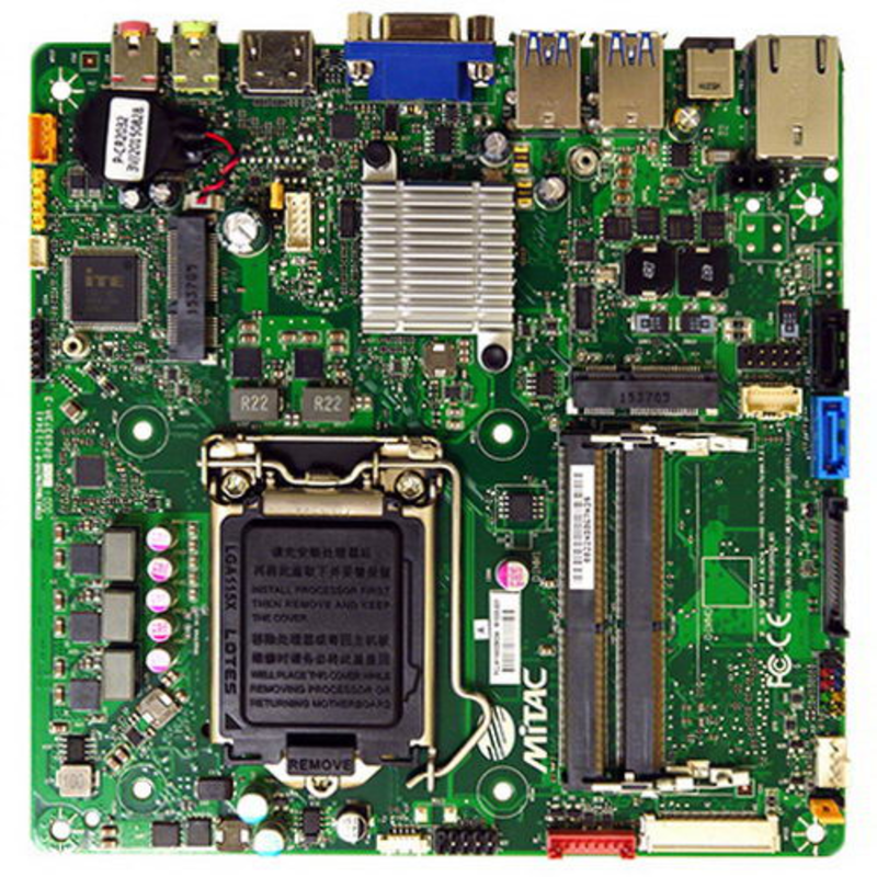 Материнская плата Mitac PH11SI для Maestro PH11SI (М1000) ThinMini-ITX H110 MB для AIO Maestro M1080