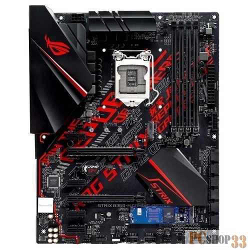 Материнская плата ASUS ASUS ROG STRIX B360-H GAMING/OPTANE, LGA1151, B360, 4*DDR4, DVI+HDMI, CrossFireX, SATA3, Audio, Gb L