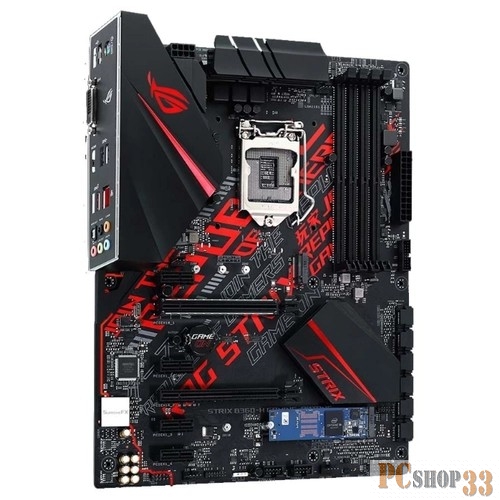 Материнская плата ASUS ASUS ROG STRIX B360-H GAMING/OPTANE, LGA1151, B360, 4*DDR4, DVI+HDMI, CrossFireX, SATA3, Audio, Gb L