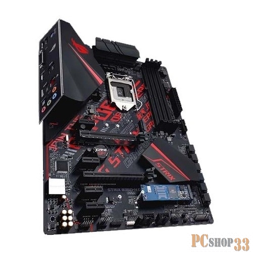 Материнская плата ASUS ASUS ROG STRIX B360-H GAMING/OPTANE, LGA1151, B360, 4*DDR4, DVI+HDMI, CrossFireX, SATA3, Audio, Gb L