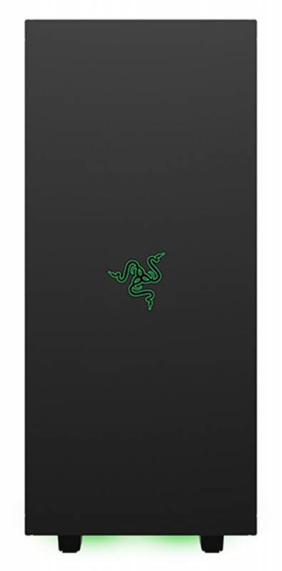 Корпус NZXT S340 Razer черный/зеленый без БП ATX 3x120mm 3x140mm 2xUSB3.0 audio bott PSU