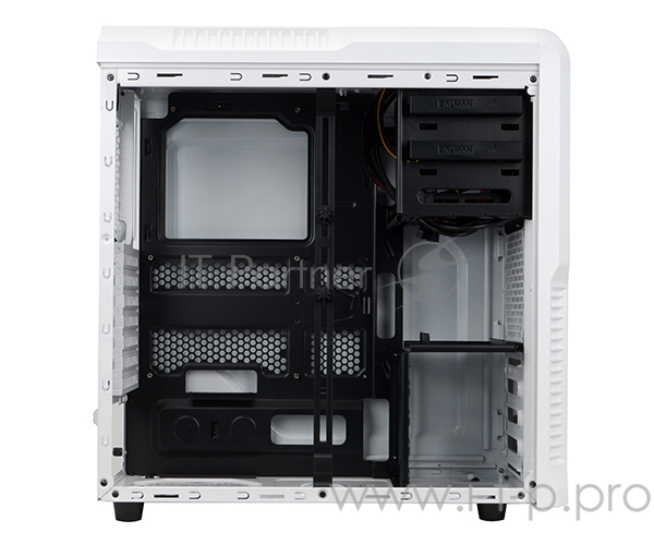 Корпус Zalman Z3 PLUS белый w/o PSU ATX 1x120mm 2xUSB2.0 1xUSB3.0 audio bott PSU