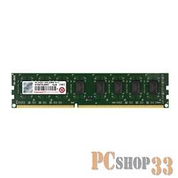 Модуль памяти Transcend 4GB U-DIMM DDR3, 1600МГц, 1Rx8, 1.5V