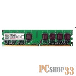 Модуль памяти Transcend 2GB U-DIMM DDR2, 800МГц, 2Rx8
