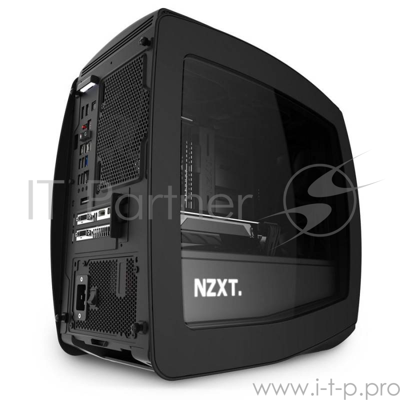 Корпус NZXT MANTA Window черный без БП miniITX 4x120mm 4x140mm 2xUSB3.0 audio bott PSU