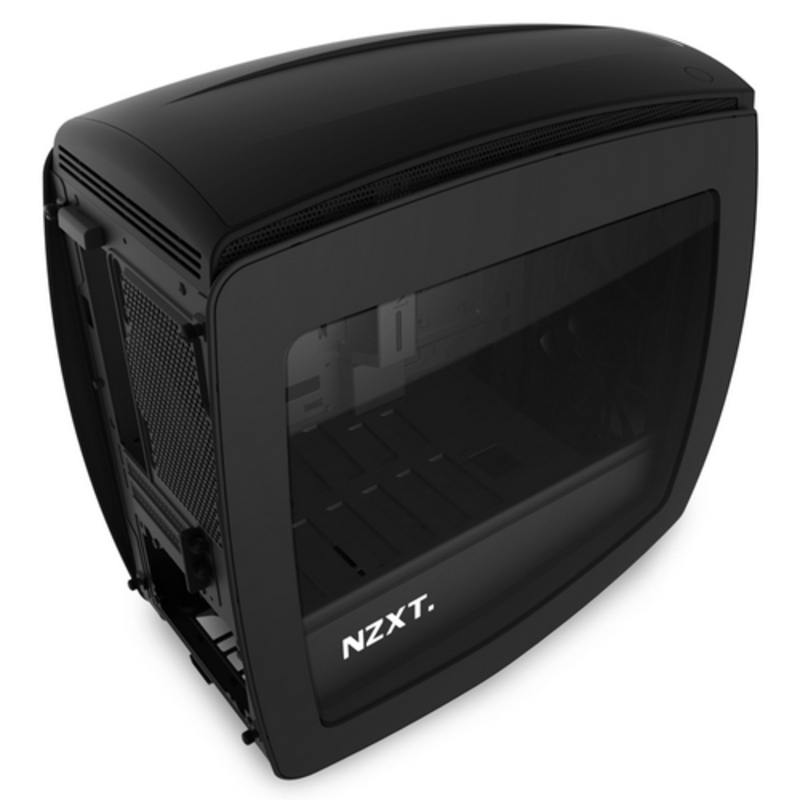 Корпус NZXT MANTA Window черный без БП miniITX 4x120mm 4x140mm 2xUSB3.0 audio bott PSU