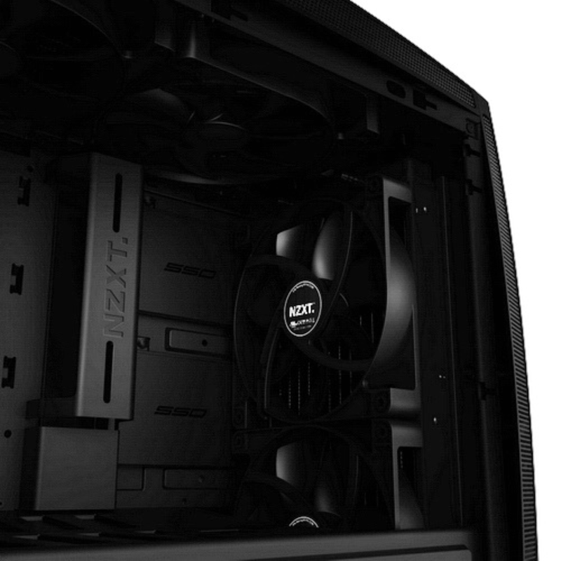 Корпус NZXT MANTA Window черный без БП miniITX 4x120mm 4x140mm 2xUSB3.0 audio bott PSU