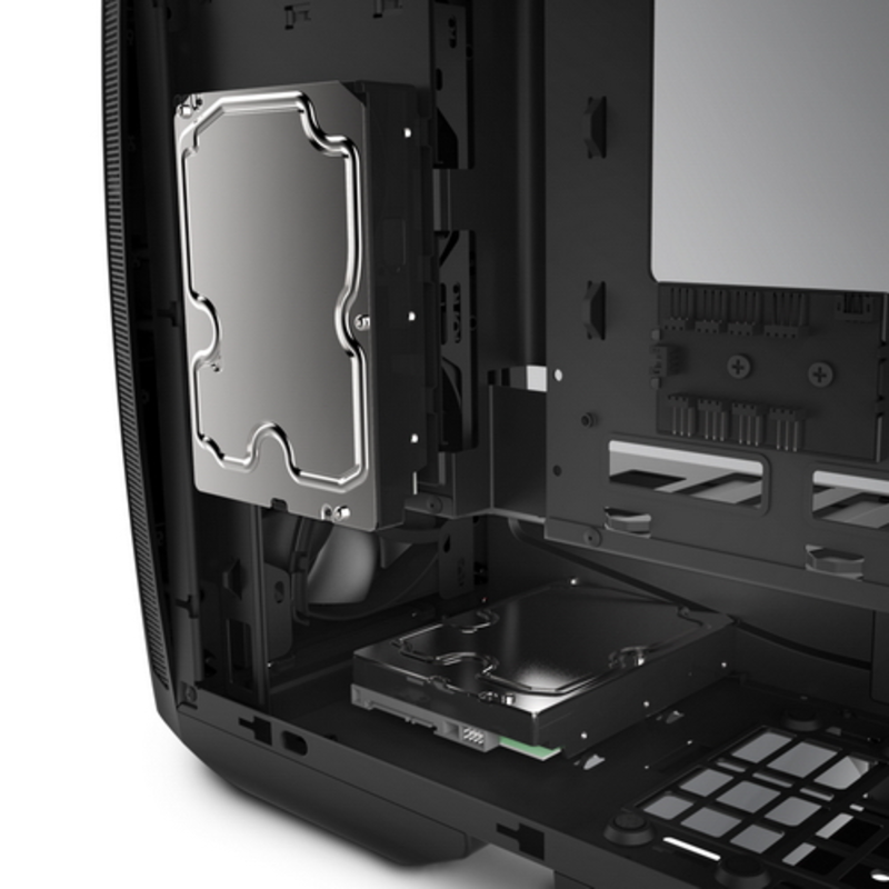 Корпус NZXT MANTA Window черный без БП miniITX 4x120mm 4x140mm 2xUSB3.0 audio bott PSU