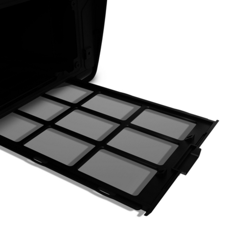 Корпус NZXT MANTA Window черный без БП miniITX 4x120mm 4x140mm 2xUSB3.0 audio bott PSU