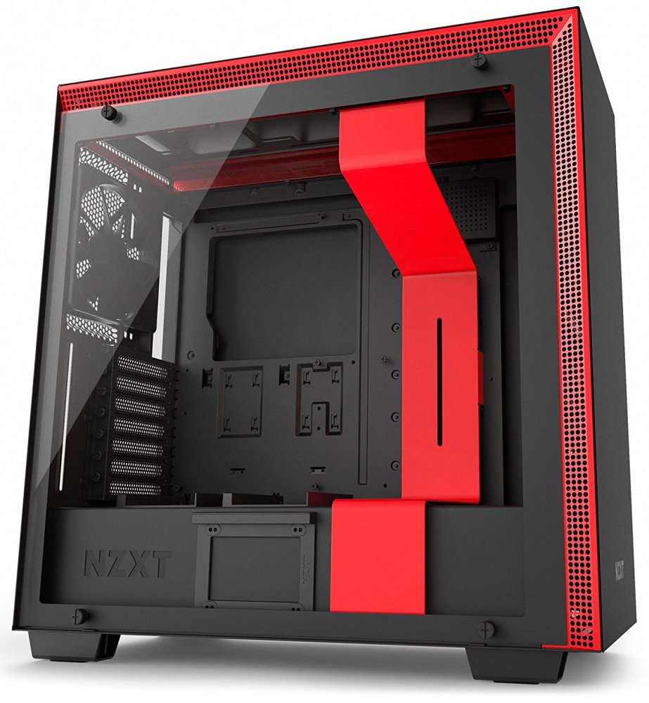 Корпус NZXT H700i Matt Black/Red E-ATX, ATX, mATX, Mini-ITX, Midi-Tower, без БП, с окном, 2xUSB 2.0, 2xUSB 3.0, Audio