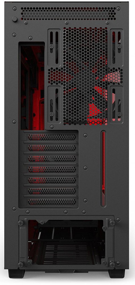 Корпус NZXT H700i Matt Black/Red E-ATX, ATX, mATX, Mini-ITX, Midi-Tower, без БП, с окном, 2xUSB 2.0, 2xUSB 3.0, Audio