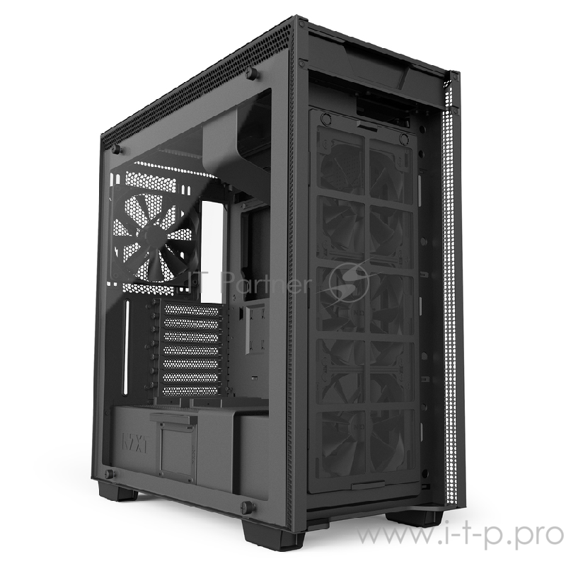 Корпус NZXT H700i Matt Black E-ATX, ATX, mATX, Mini-ITX, Midi-Tower, без БП, с окном, 2xUSB 2.0, 2xUSB 3.0, Audio