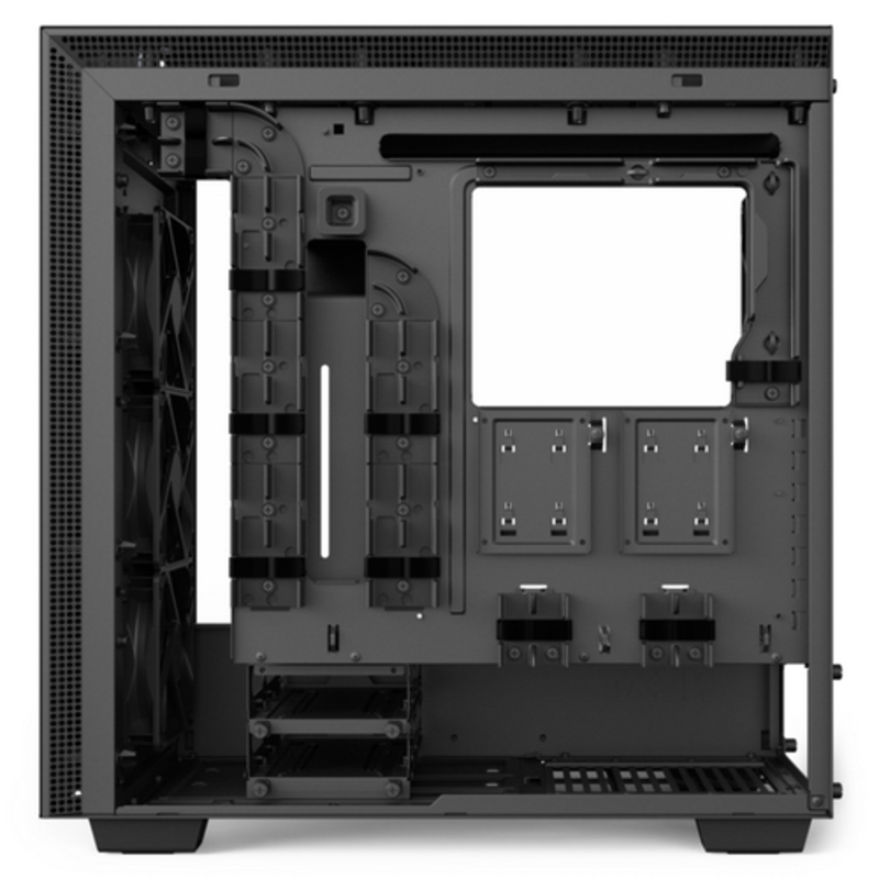 Корпус NZXT H700i Matt Black E-ATX, ATX, mATX, Mini-ITX, Midi-Tower, без БП, с окном, 2xUSB 2.0, 2xUSB 3.0, Audio