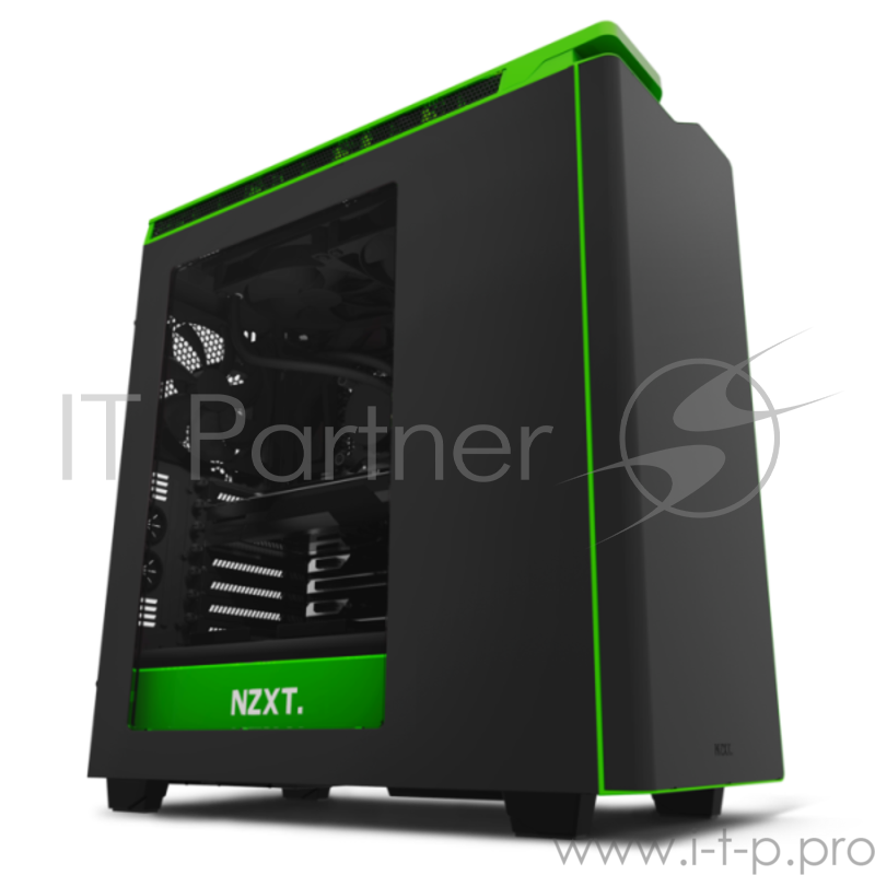 Корпус NZXT H440 Black/Green ATX, mATX, Mini-ITX, Midi-Tower, без БП, с окном, 2xUSB 2.0, 2xUSB 3.0, Audio
