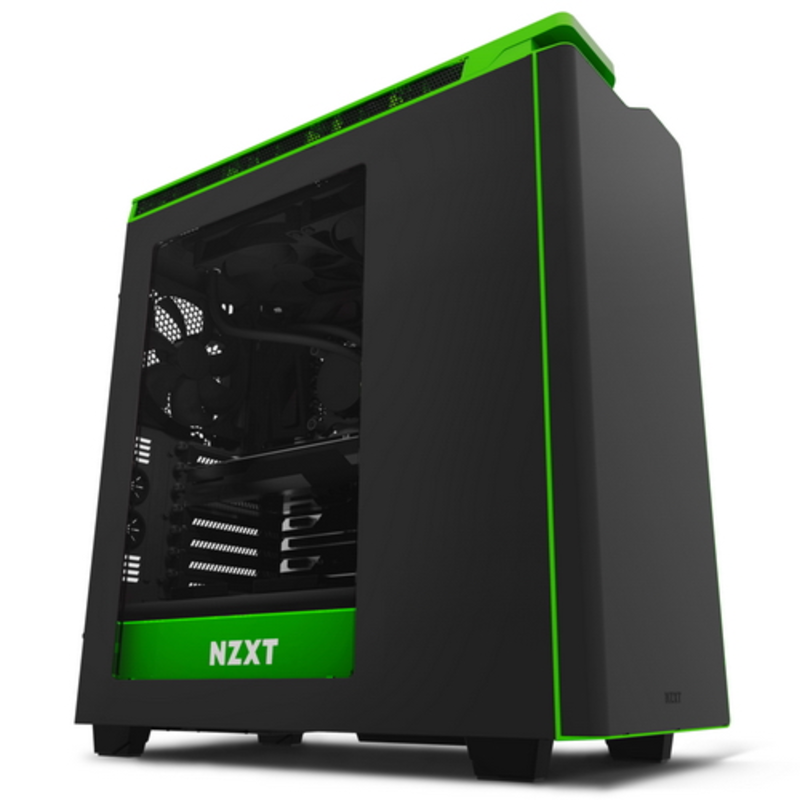 Корпус NZXT H440 Black/Green ATX, mATX, Mini-ITX, Midi-Tower, без БП, с окном, 2xUSB 2.0, 2xUSB 3.0, Audio