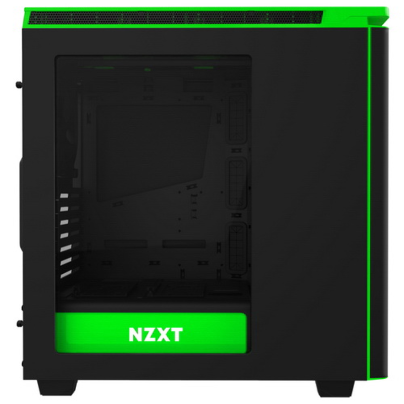 Корпус NZXT H440 Black/Green ATX, mATX, Mini-ITX, Midi-Tower, без БП, с окном, 2xUSB 2.0, 2xUSB 3.0, Audio