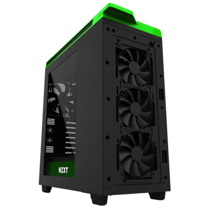Корпус NZXT H440 Black/Green ATX, mATX, Mini-ITX, Midi-Tower, без БП, с окном, 2xUSB 2.0, 2xUSB 3.0, Audio