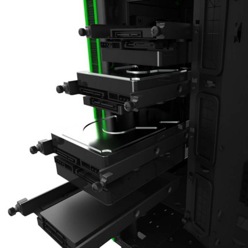 Корпус NZXT H440 Black/Green ATX, mATX, Mini-ITX, Midi-Tower, без БП, с окном, 2xUSB 2.0, 2xUSB 3.0, Audio