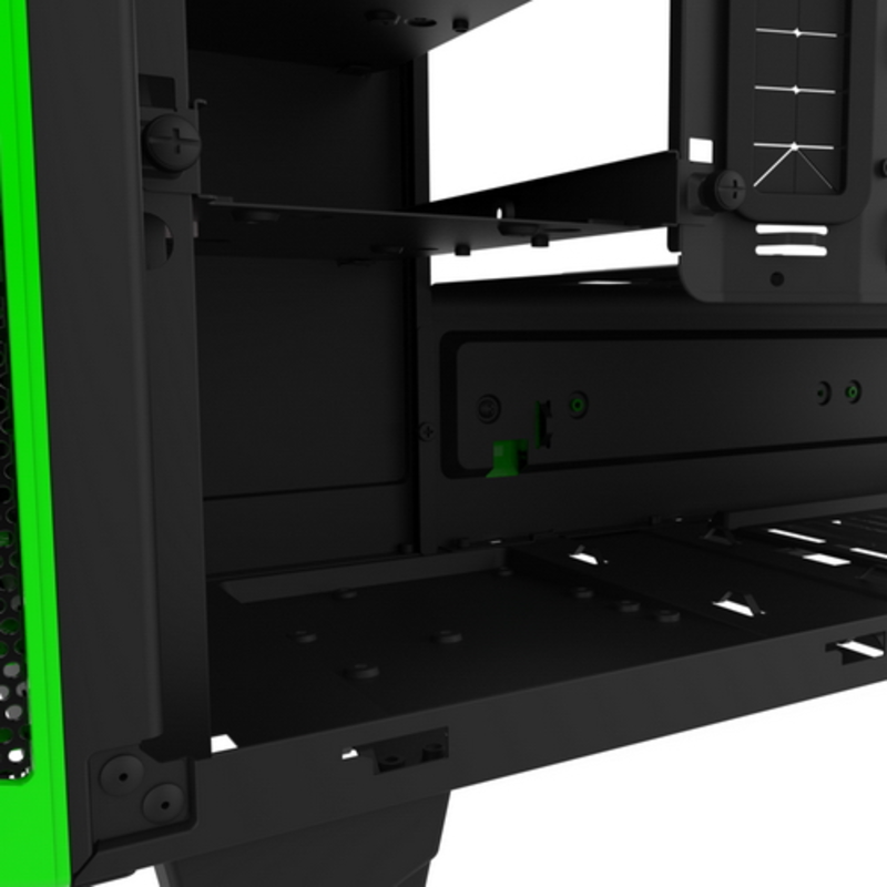 Корпус NZXT H440 Black/Green ATX, mATX, Mini-ITX, Midi-Tower, без БП, с окном, 2xUSB 2.0, 2xUSB 3.0, Audio