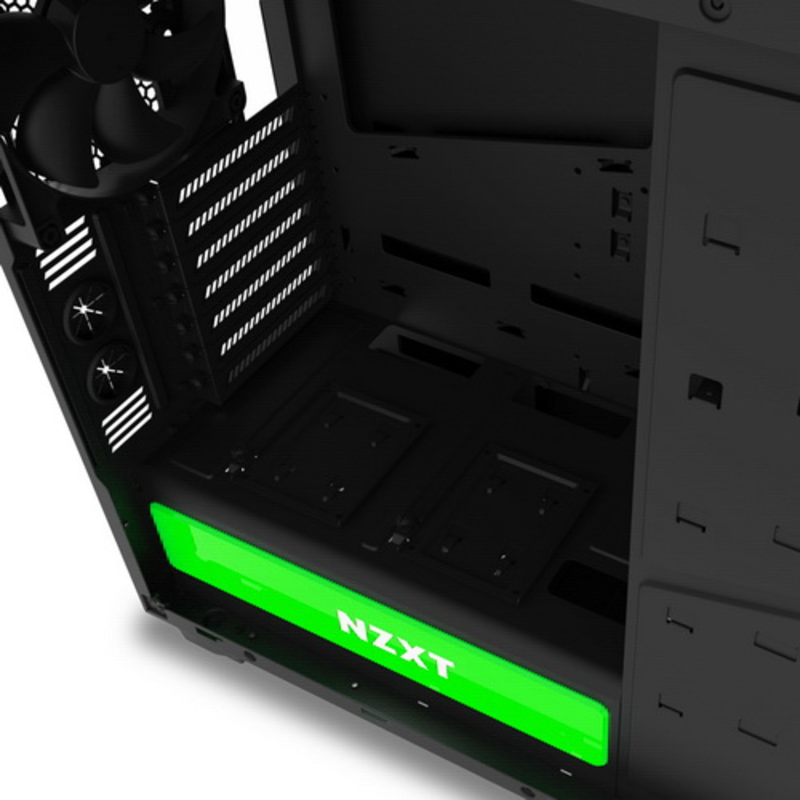 Корпус NZXT H440 Black/Green ATX, mATX, Mini-ITX, Midi-Tower, без БП, с окном, 2xUSB 2.0, 2xUSB 3.0, Audio