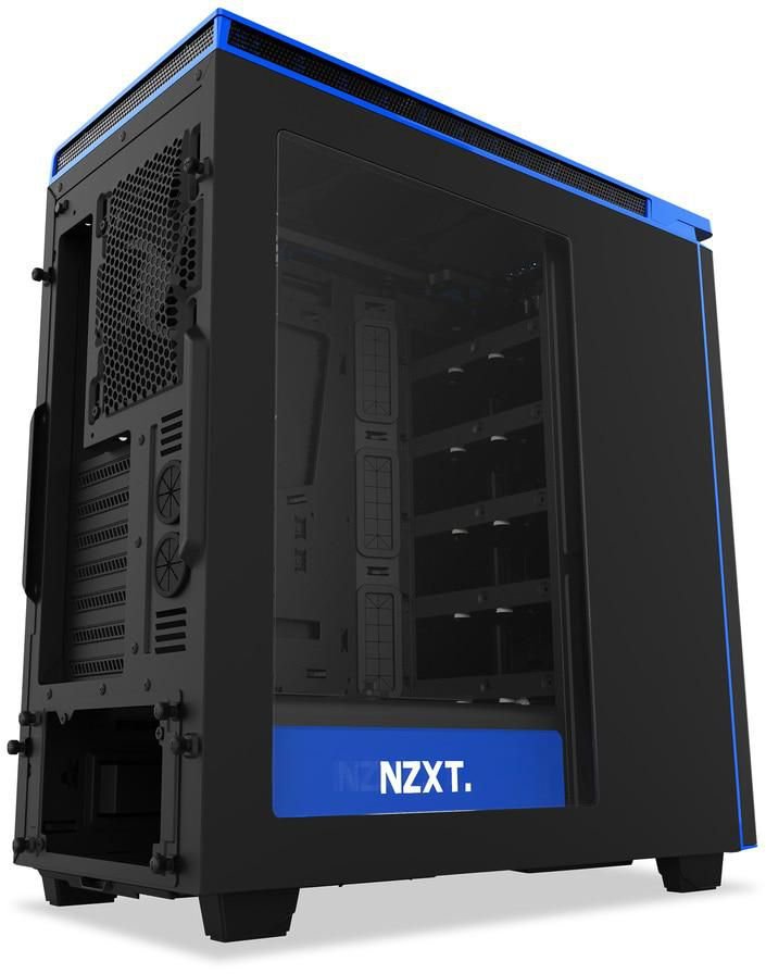 Корпус NZXT H440 Black/Blue ATX, mATX, Mini-ITX, Midi-Tower, без БП, с окном, 2xUSB 2.0, 2xUSB 3.0, Audio
