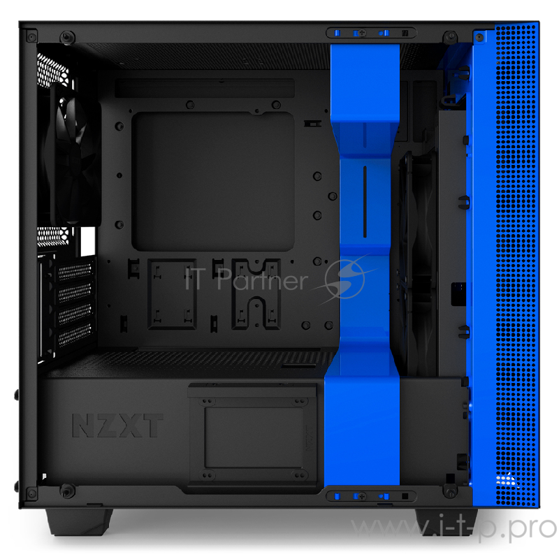 Корпус NZXT H400i Black/Blue mATX, Mini-ITX, Mini-Tower, без БП, с окном, 2xUSB 3.1, Audio