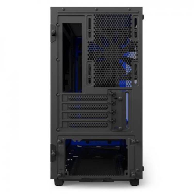 Корпус NZXT H400i Black/Blue mATX, Mini-ITX, Mini-Tower, без БП, с окном, 2xUSB 3.1, Audio