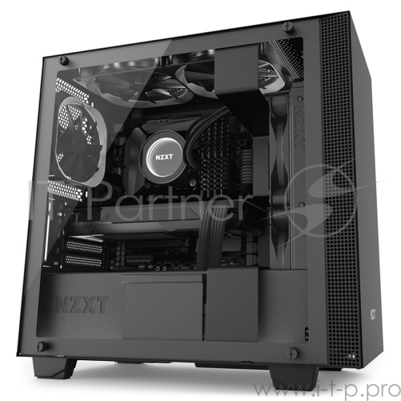 Корпус NZXT H400i Black mATX, Mini-ITX, Mini-Tower, без БП, с окном, 2xUSB 3.0, Audio
