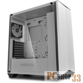Корпус Deepcool EARLKASE WH без БП, большое боковое окно, белый, RGB, ATX