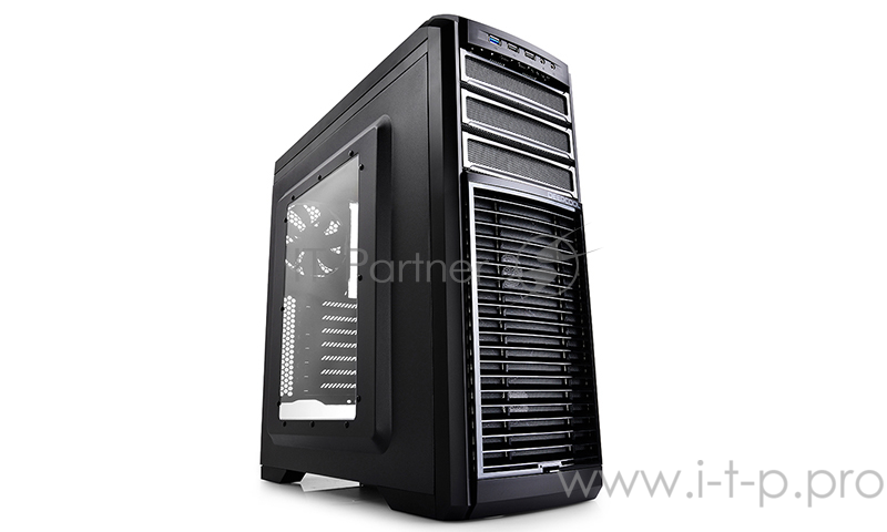 Корпус Deepcool KENDOMEN TI без БП, боковое окно, черный, ATX