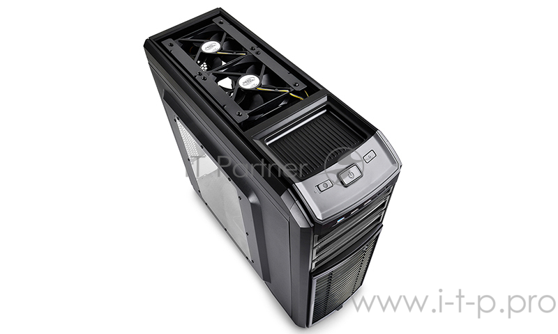 Корпус Deepcool KENDOMEN TI без БП, боковое окно, черный, ATX