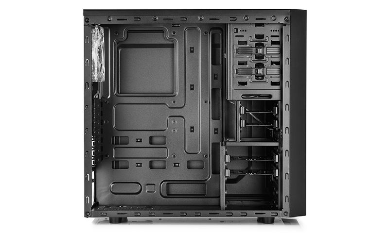 Корпус Deepcool TESSERACT SW без БП, боковое окно, черный, ATX