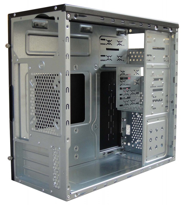 Корпус Formula FM-501D черный 400W mATX 1x92mm 2xUSB2.0 audio