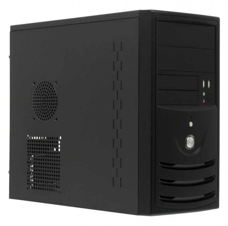 Корпус Formula FM-501D черный 400W mATX 1x92mm 2xUSB2.0 audio