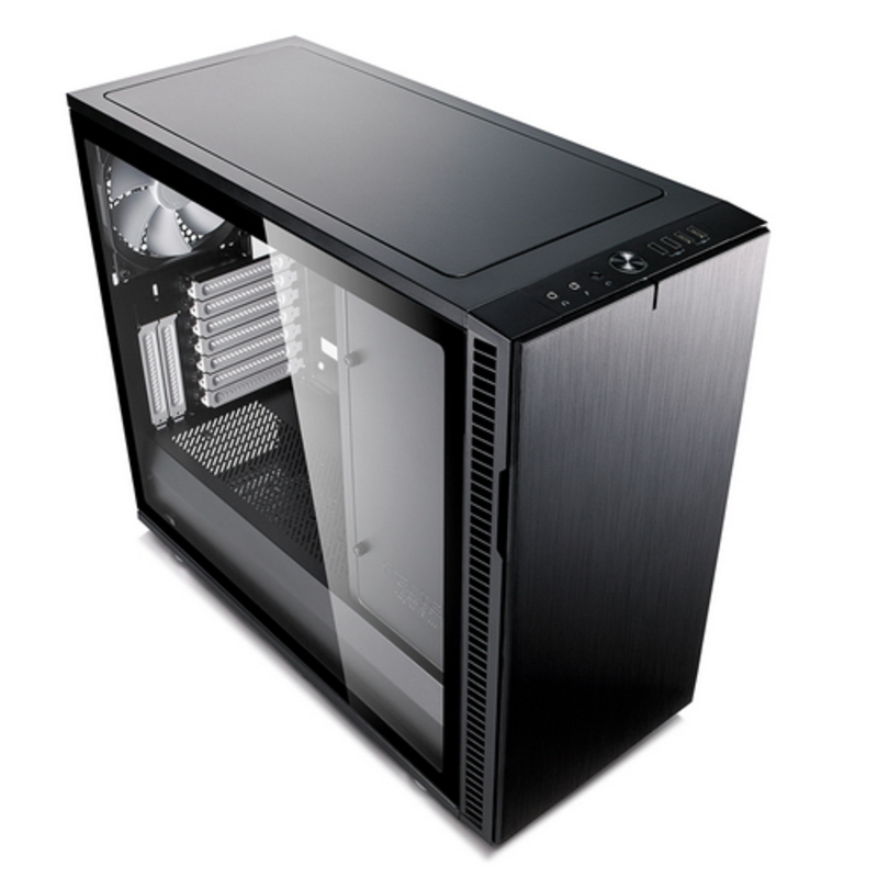 Корпус Fractal Design Define R6 TG черный без БП ATX 2xUSB2.0 2xUSB3.0 audio front door bott PSU