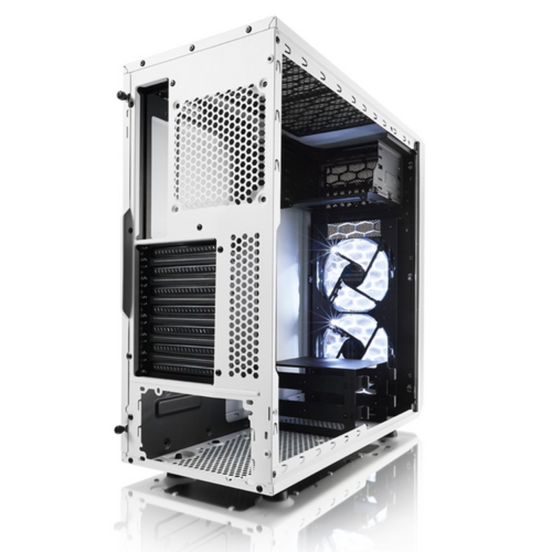 Корпус Fractal Design FOCUS G Window белый без БП ATX 2x120mm 1xUSB2.0 1xUSB3.0 audio bott PSU