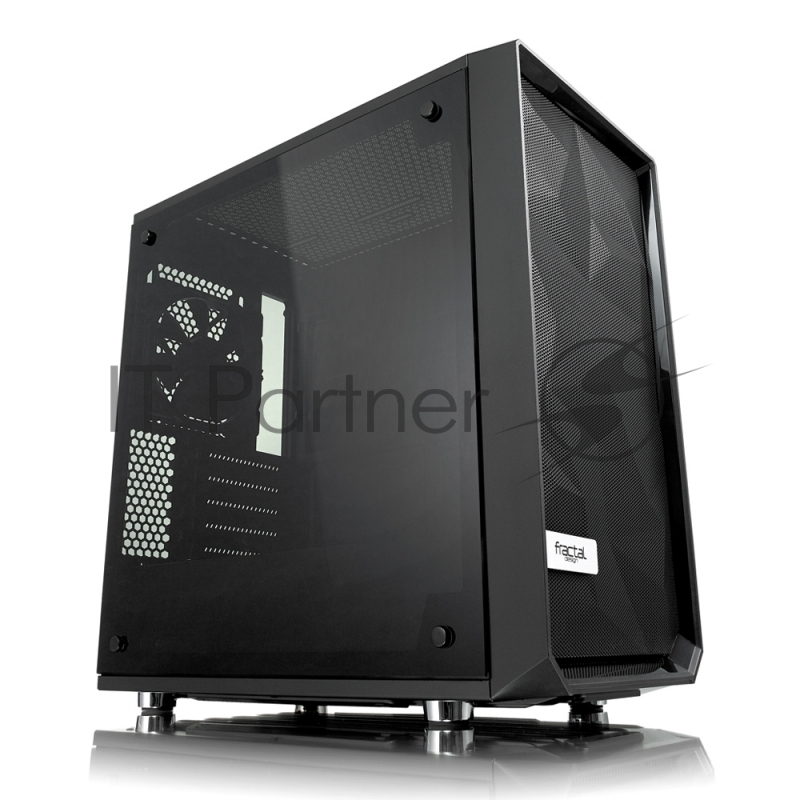 Корпус Fractal Design Meshify Mini C TG черный без БП mATX 5x120mm 4x140mm 2xUSB3.0 audio bott PSU
