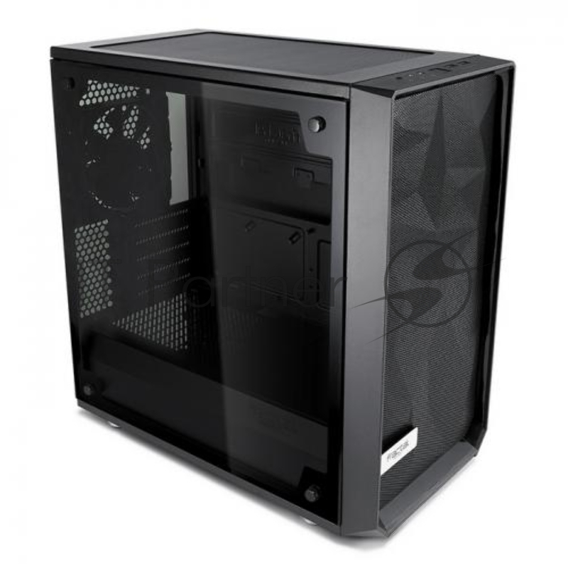 Корпус Fractal Design Meshify Mini C TG черный без БП mATX 5x120mm 4x140mm 2xUSB3.0 audio bott PSU