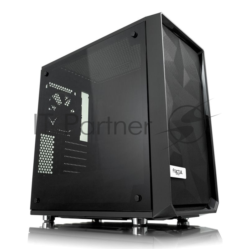 Корпус Fractal Design Meshify Mini C TG черный без БП mATX 5x120mm 4x140mm 2xUSB3.0 audio bott PSU