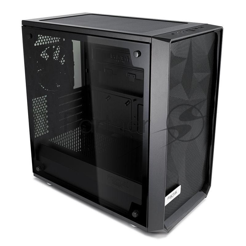 Корпус Fractal Design Meshify Mini C TG черный без БП mATX 5x120mm 4x140mm 2xUSB3.0 audio bott PSU