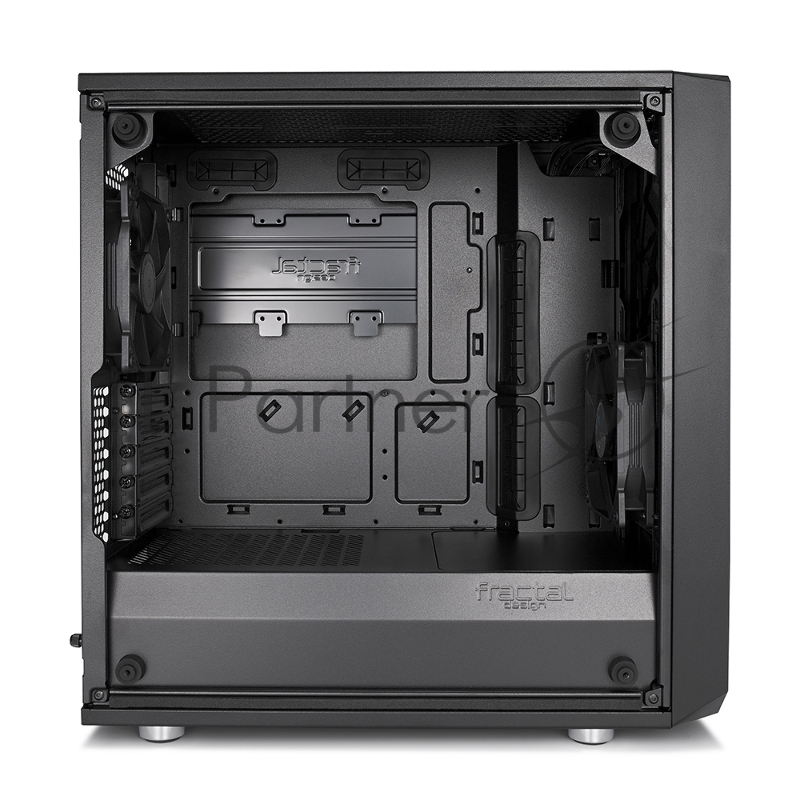 Корпус Fractal Design Meshify Mini C TG черный без БП mATX 5x120mm 4x140mm 2xUSB3.0 audio bott PSU