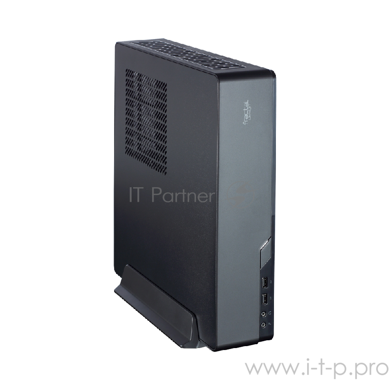 Корпус Fractal Design Node 202 черный w/o PSU miniITX 2x120mm 2xUSB3.0 audio bott PSU