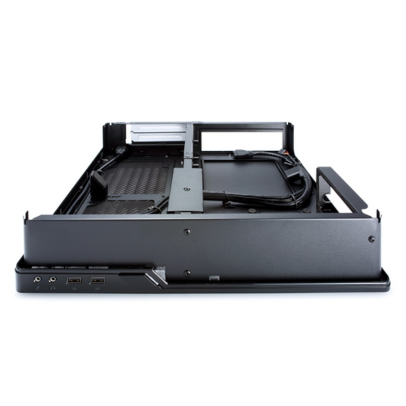 Корпус Fractal Design Node 202 черный w/o PSU miniITX 2x120mm 2xUSB3.0 audio bott PSU