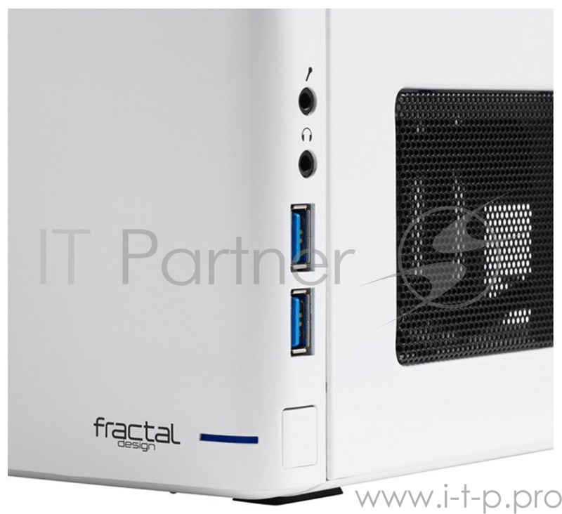 Корпус Fractal Design Node 304 белый w/o PSU miniITX 2x92mm 1x140mm 2xUSB3.0 audio bott PSU