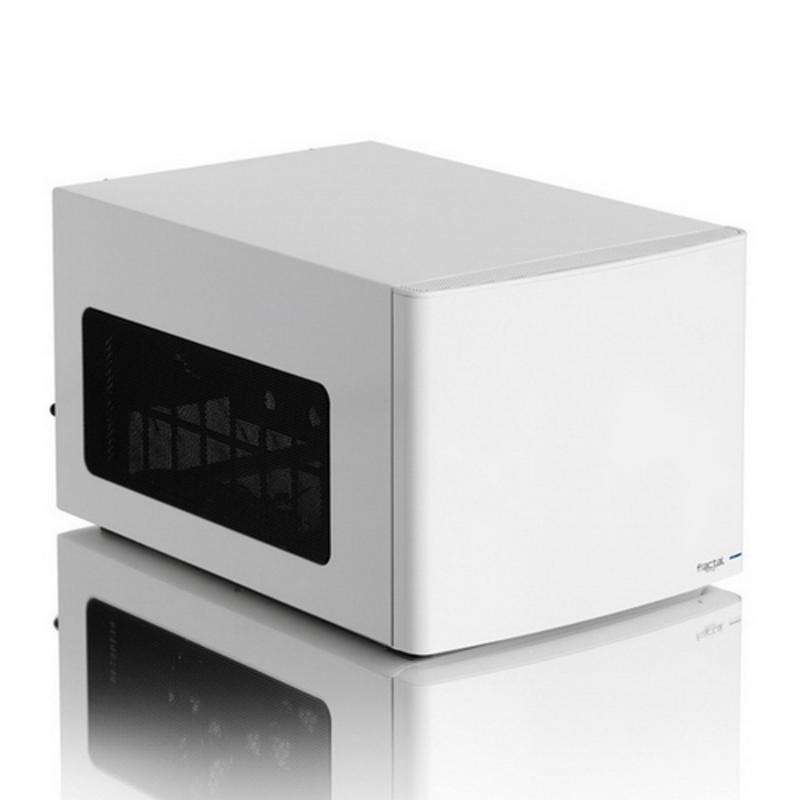 Корпус Fractal Design Node 304 белый w/o PSU miniITX 2x92mm 1x140mm 2xUSB3.0 audio bott PSU